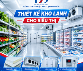 thiết kế kho lạnh cho siêu thị như thế nào