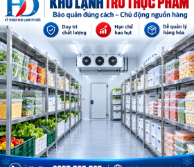 Vì sao nên làm kho lạnh trữ thực phẩm