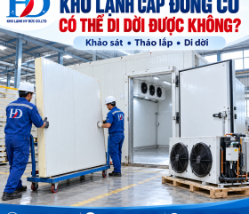 Kho lạnh cấp đông cũ có thể di dời được không