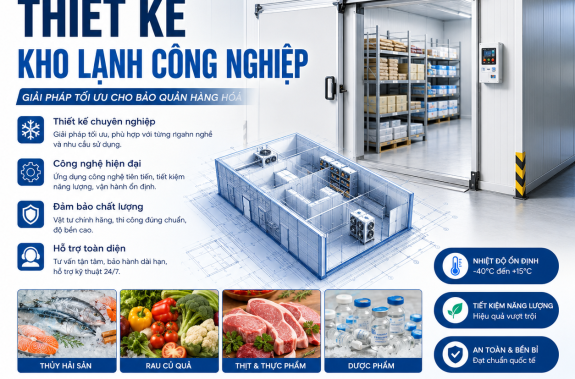 thiết kế kho lạnh công nghiệp