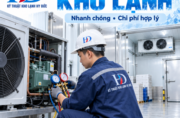 Dịch vụ sửa hệ thống làm lạnh của kho lạnh nhanh tiết kiệm chi phí
