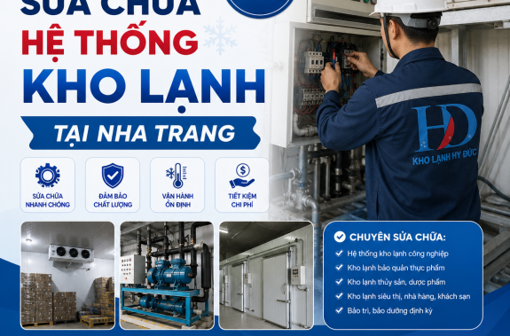 sửa chữa hệ thống kho lạnh tại nha trang