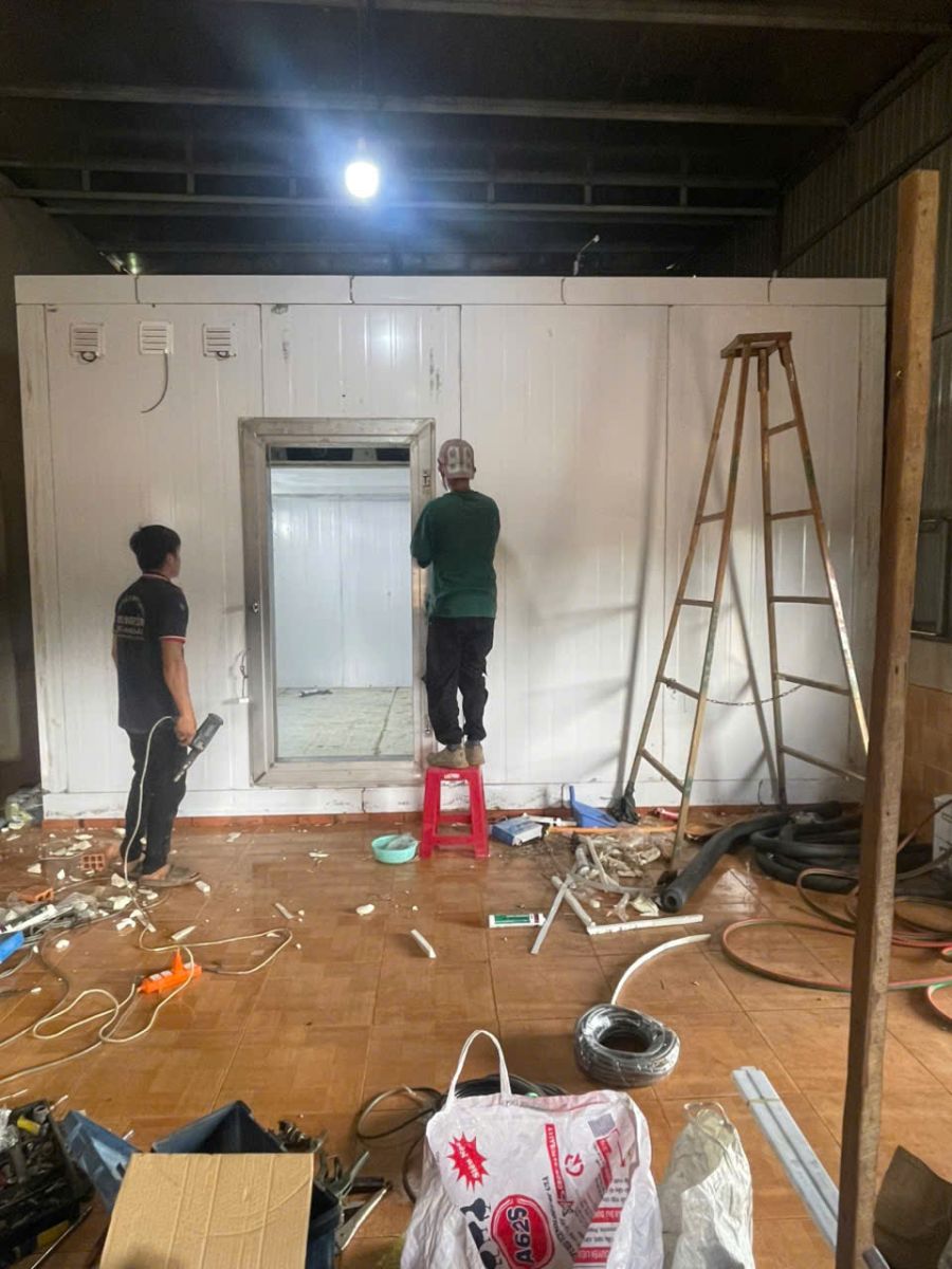 kho lạnh công nghiệp lắp đặt tại HCM