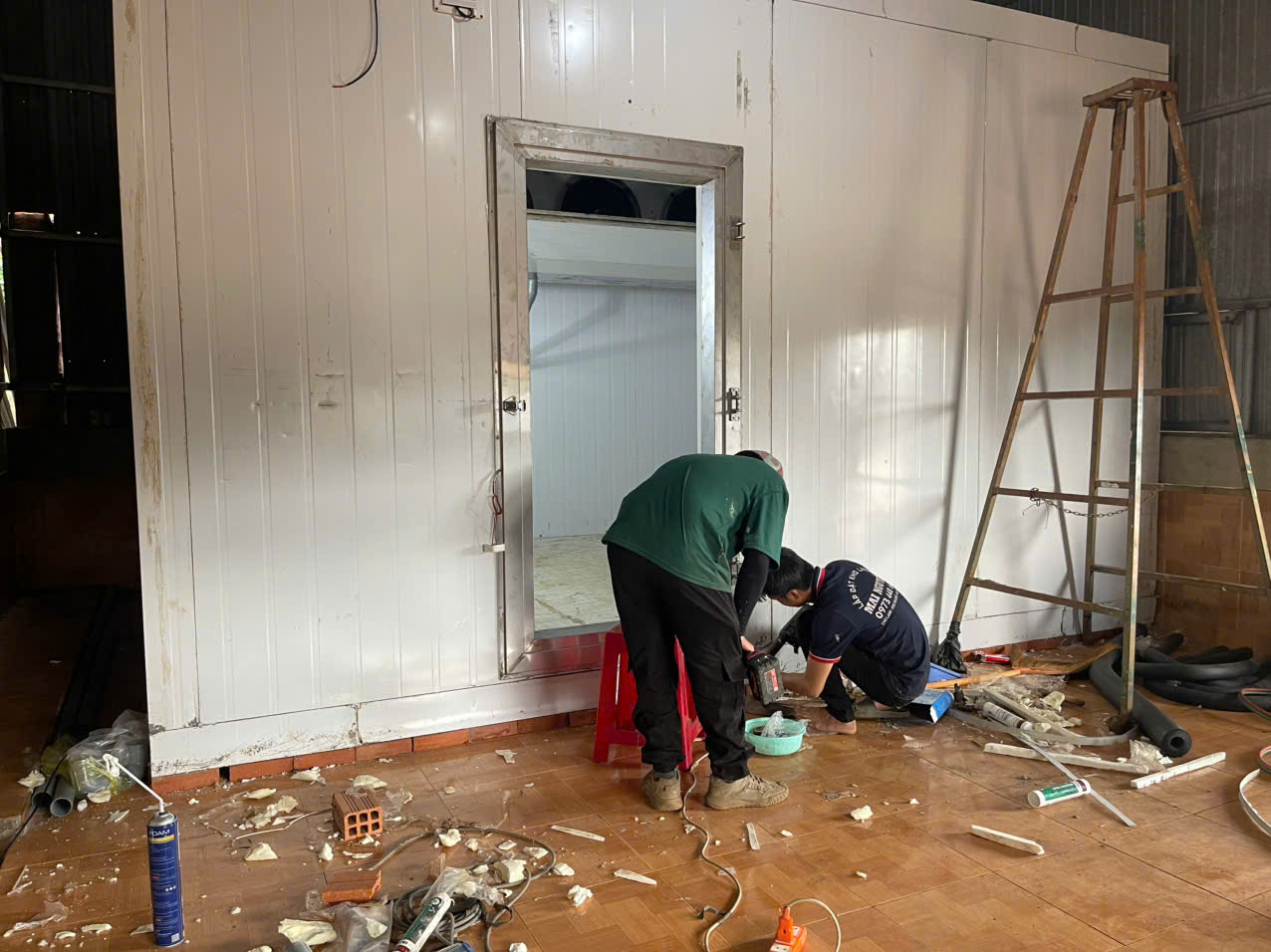 kho lạnh công nghiệp lắp đặt tại HCM