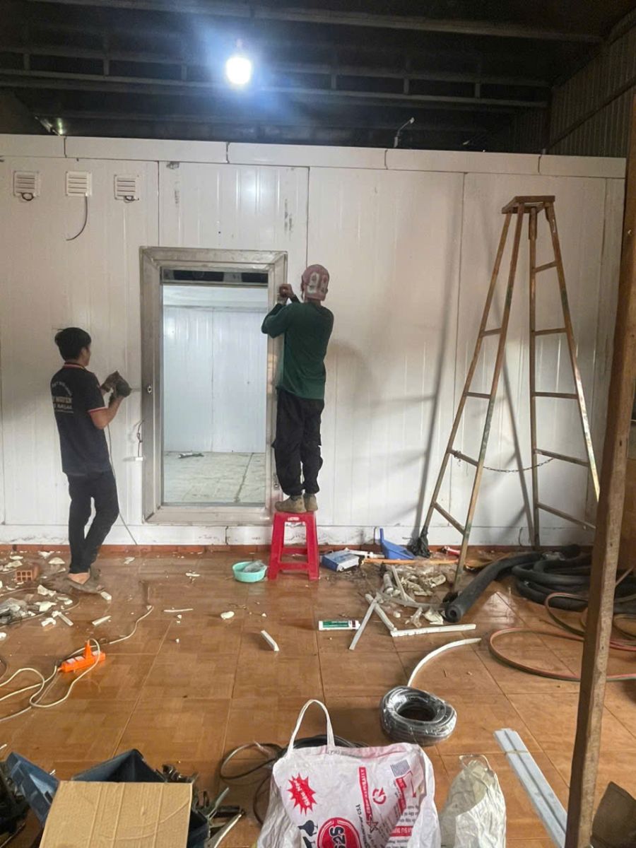 kho lạnh công nghiệp lắp đặt tại HCM