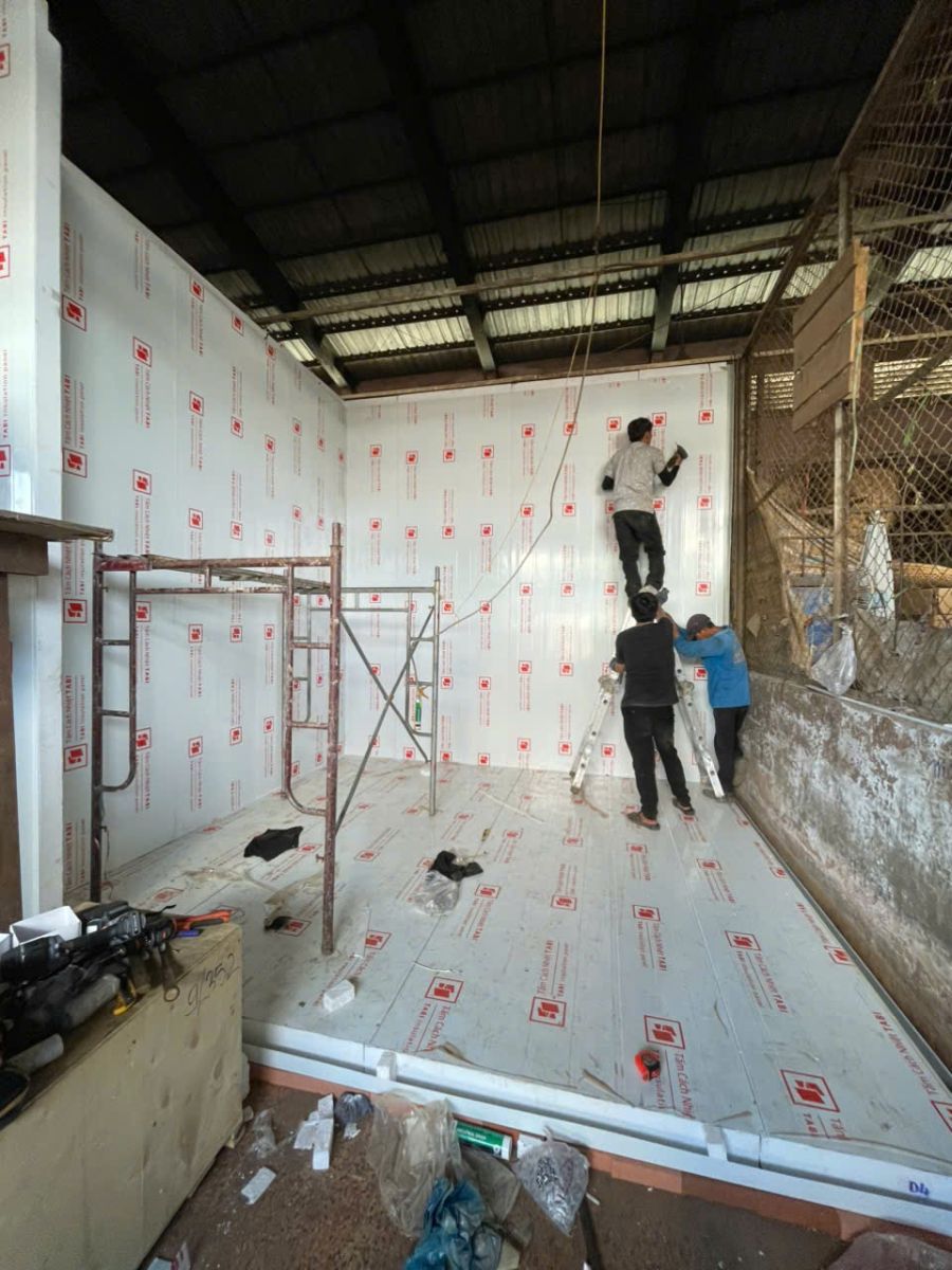 Thi công kho lạnh miền tây