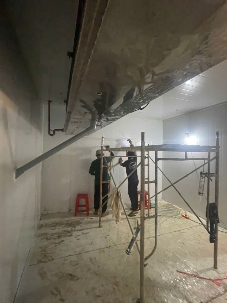 Lắp đặt kho lạnh trữ đông theo diện tích yêu cầu