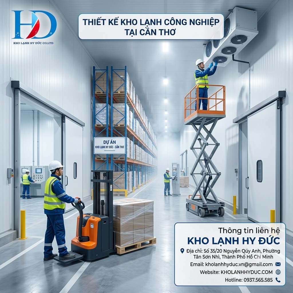 thiết kế kho lạnh công nghiệp tại cần thơ