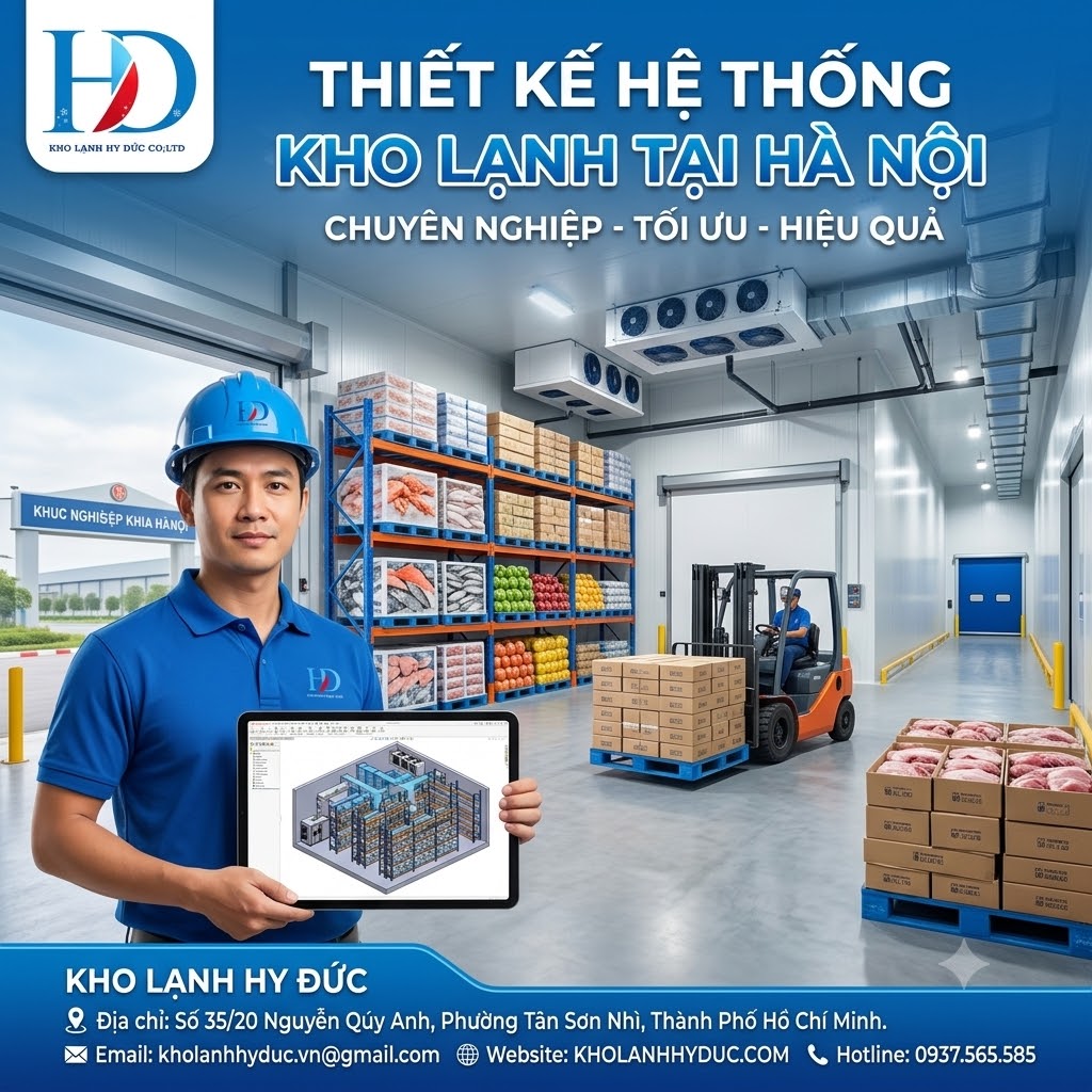 thiết kế hệ thống kho lạnh tại hà nội