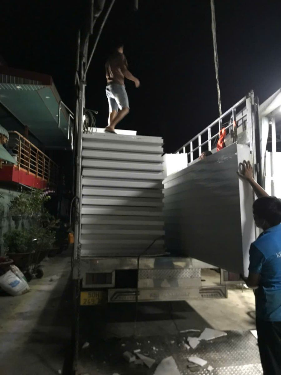 thiết kế kho lạnh tại khu chế xuất tân thuận