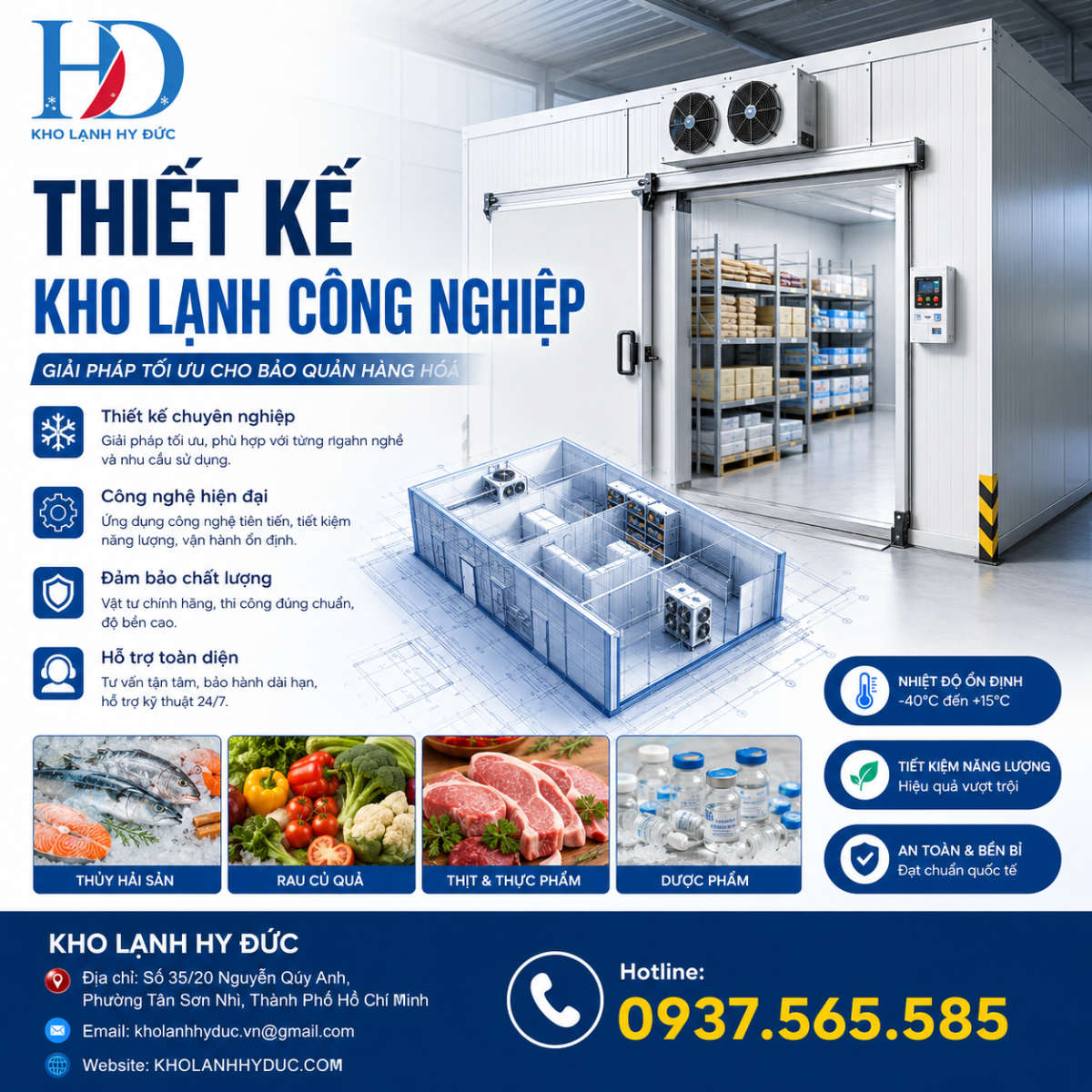 thiết kế kho lạnh công nghiệp